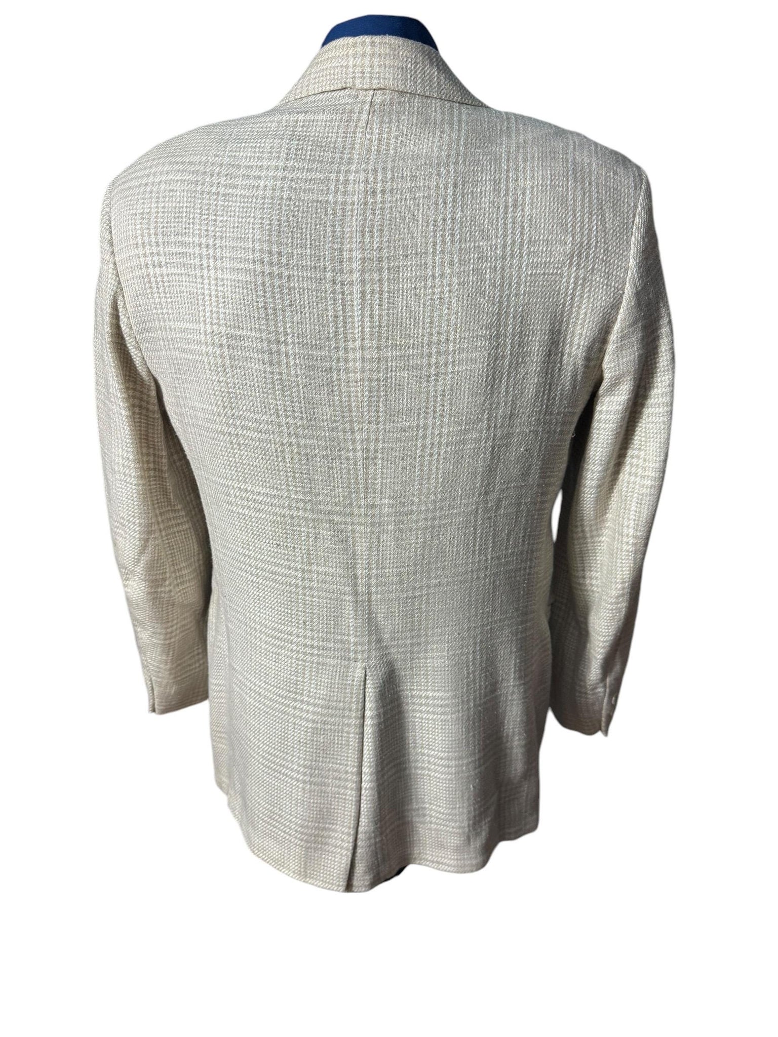 Vintage 80's Levi's tan plaid suit jacket 40 R