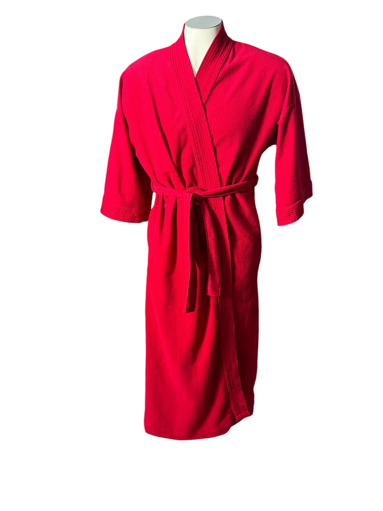Vintage men's red robe M Robert Hunter