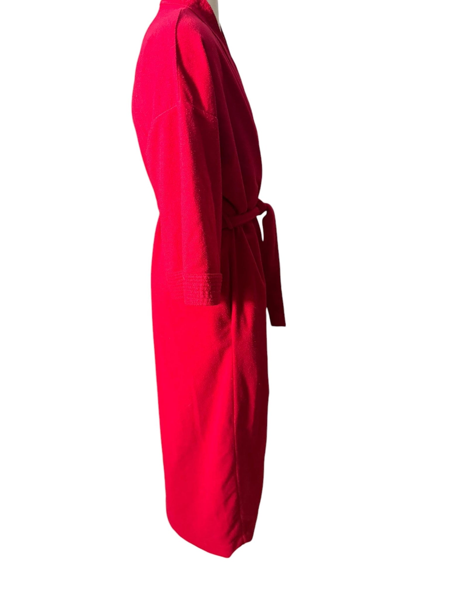 Vintage men's red robe M Robert Hunter