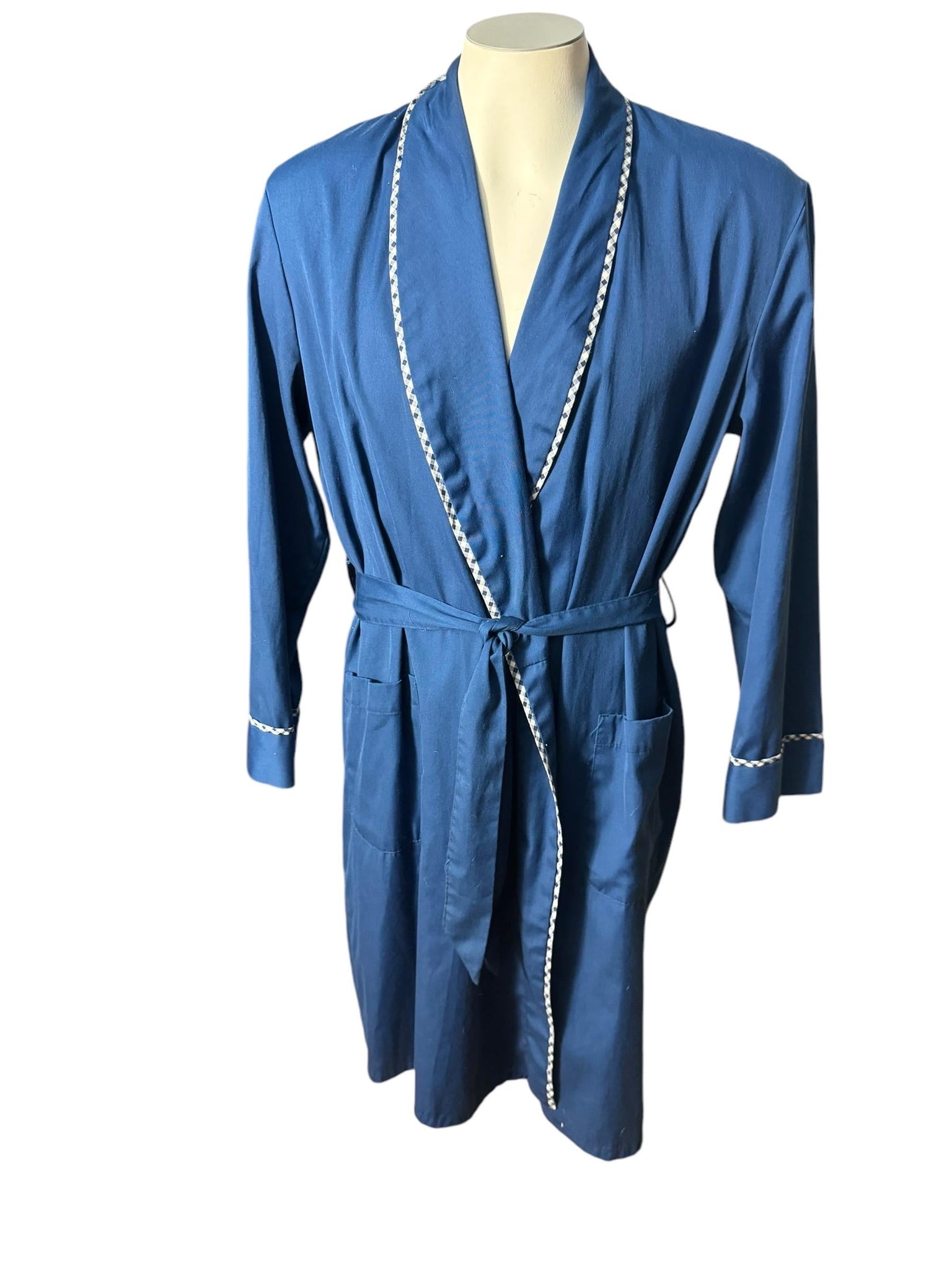 Vintage 60’s men’s blue robe M