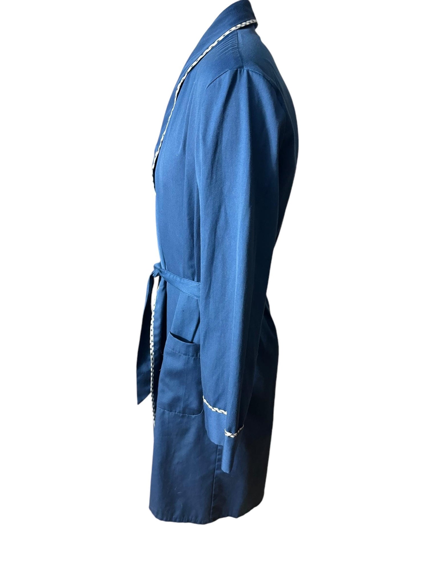 Vintage 60’s men’s blue robe M