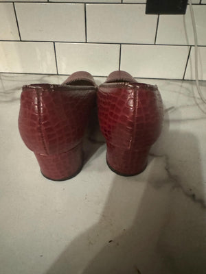 Vintage 60's red Mr Herbert pumps 9.5 B