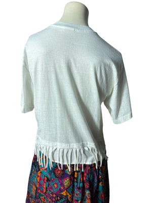 Vintage San Antonio 80's fringe t-shirt L