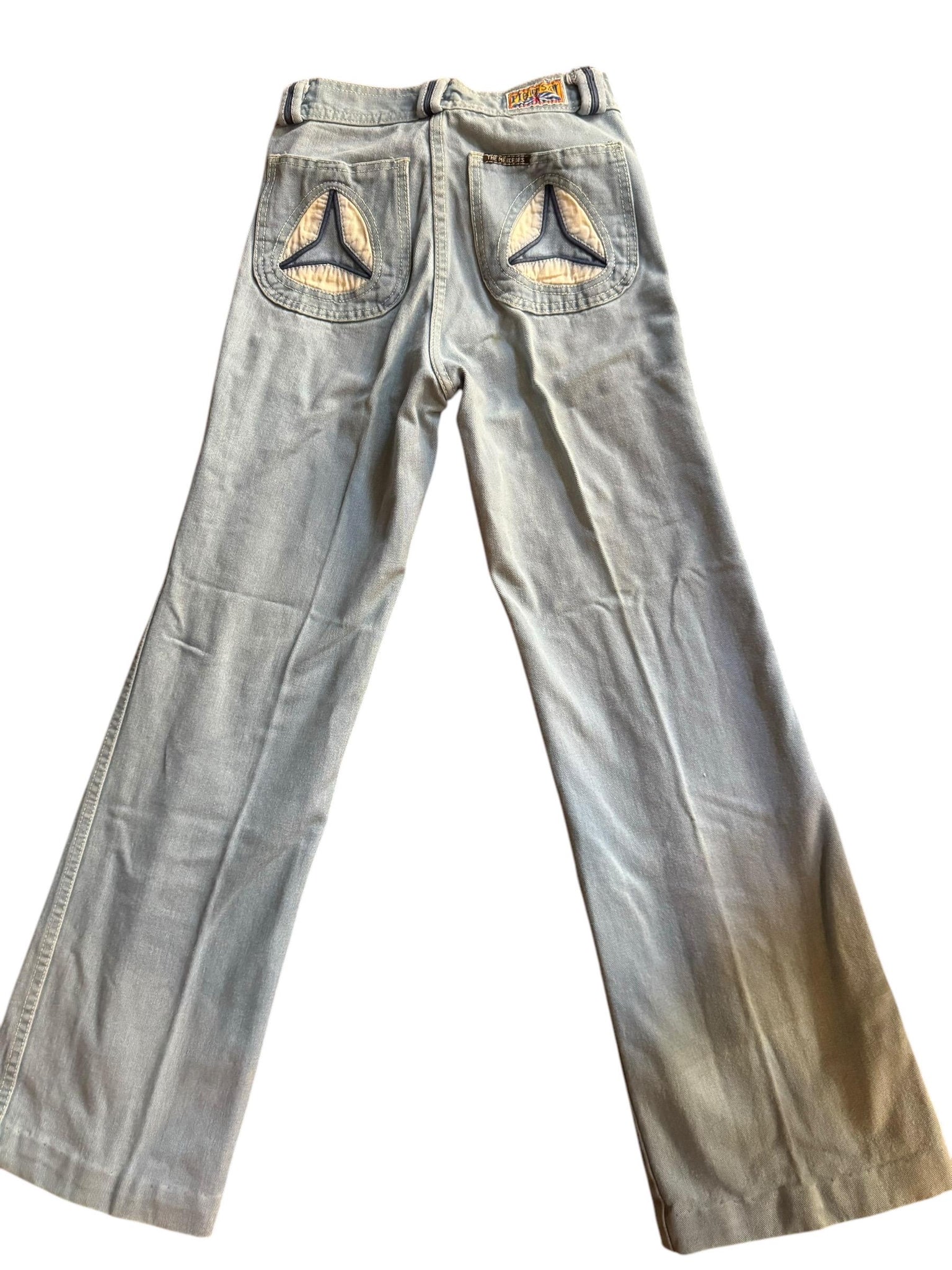 Vintage 70's French Star high waist jeans 26