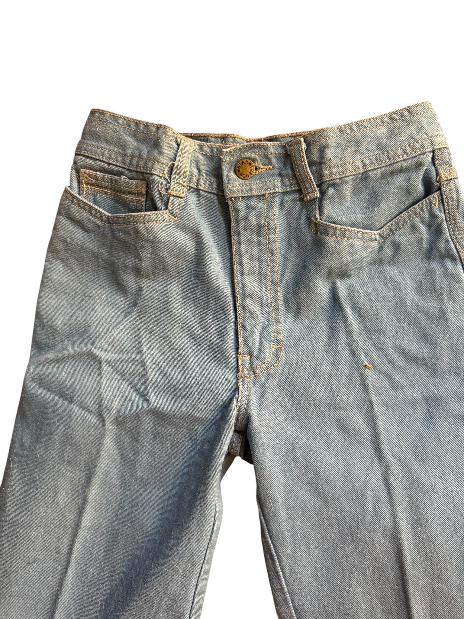 Vintage 70's French Star high waist jeans 27