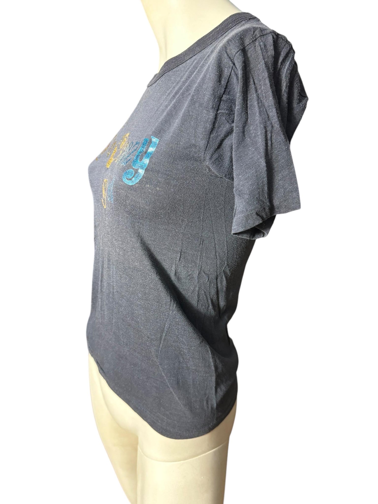 Vintage 70's women's Crazy Gal t shirt S