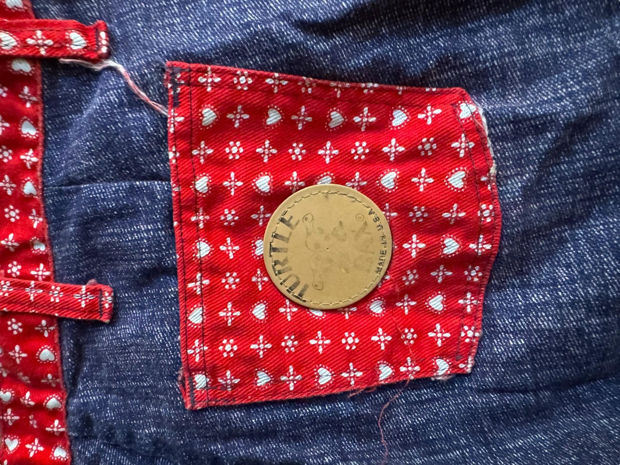 Vintage 70's hiphugger bell bottoms Turtle Bax 29"