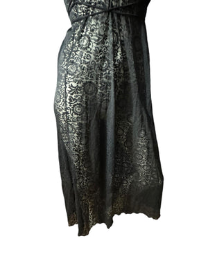 Vintage 60's sheer black nightgown 36 M Vassarette