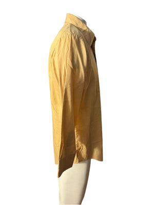 Vintage mustard men’s dress shirt 15 1/2 / 32