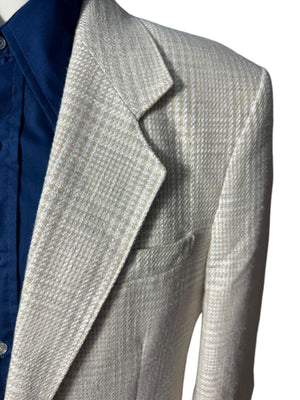 Vintage 80's Levi's tan plaid suit jacket 40 R