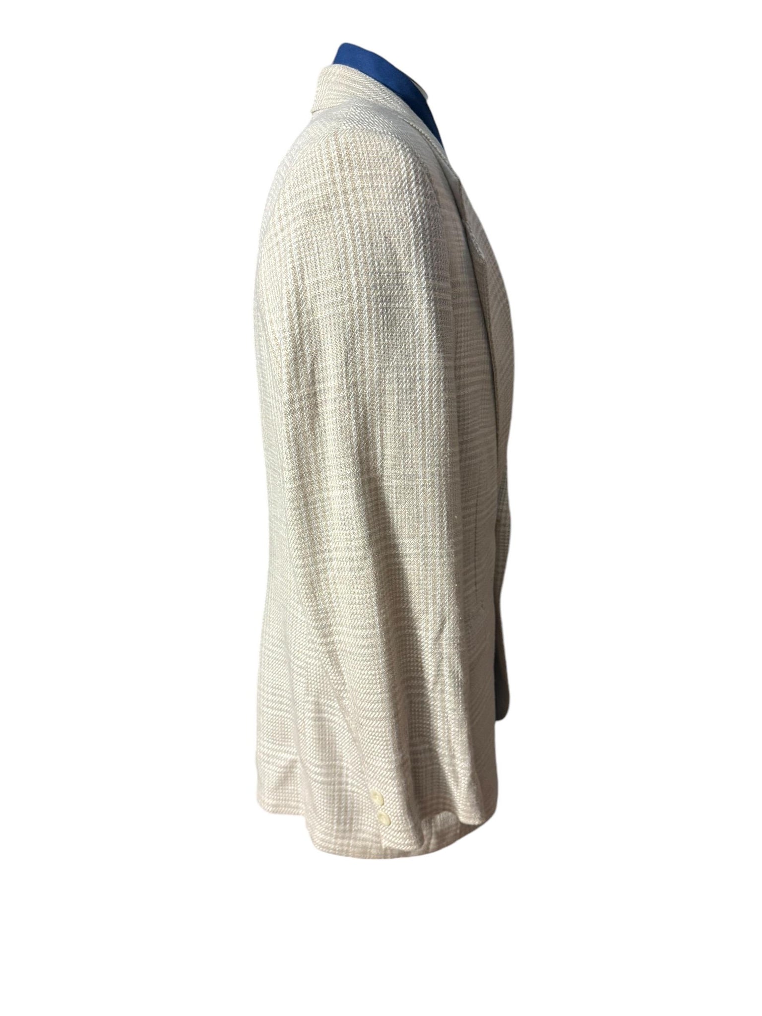 Vintage 80's Levi's tan plaid suit jacket 40 R