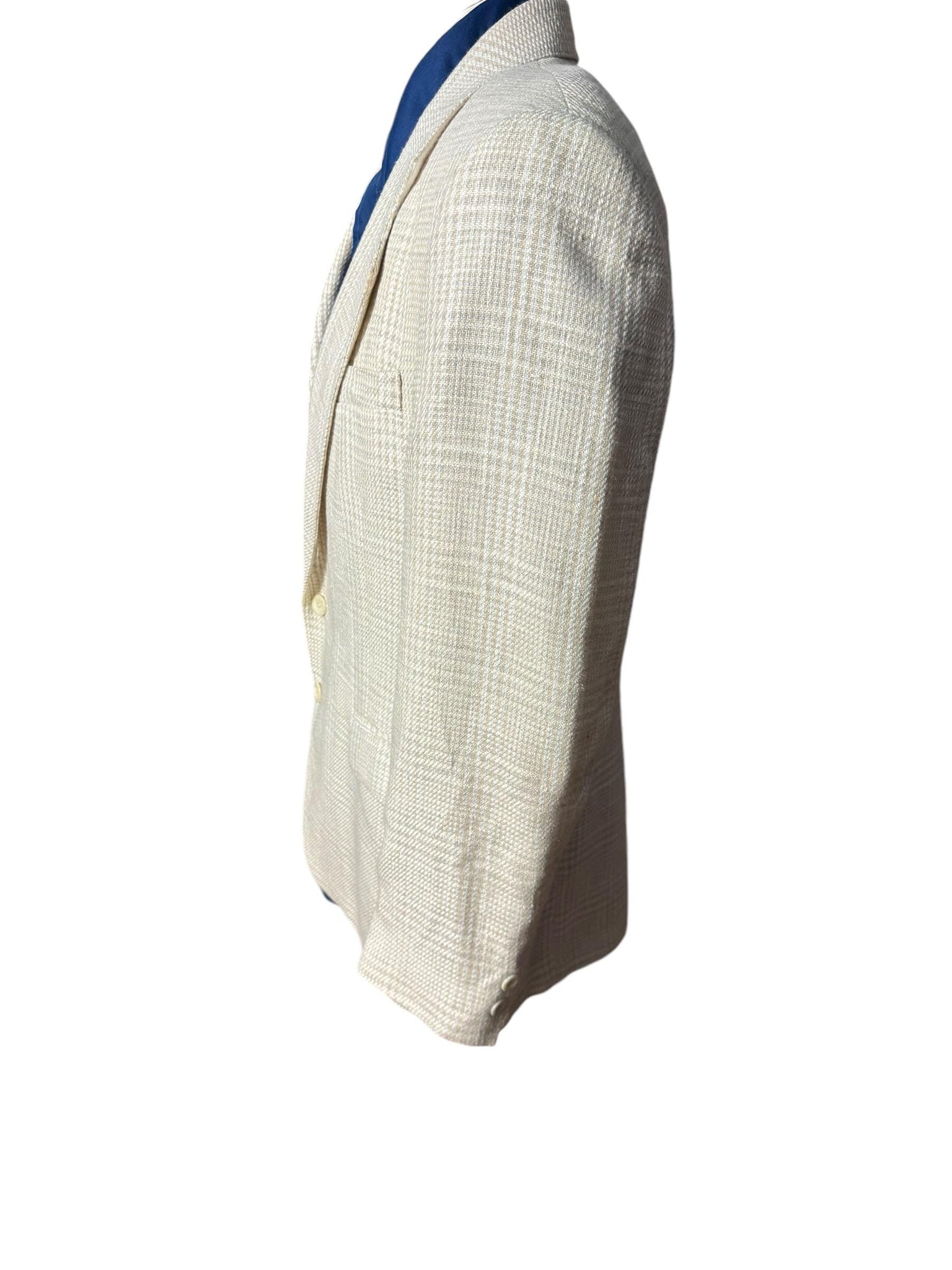Vintage 80's Levi's tan plaid suit jacket 40 R