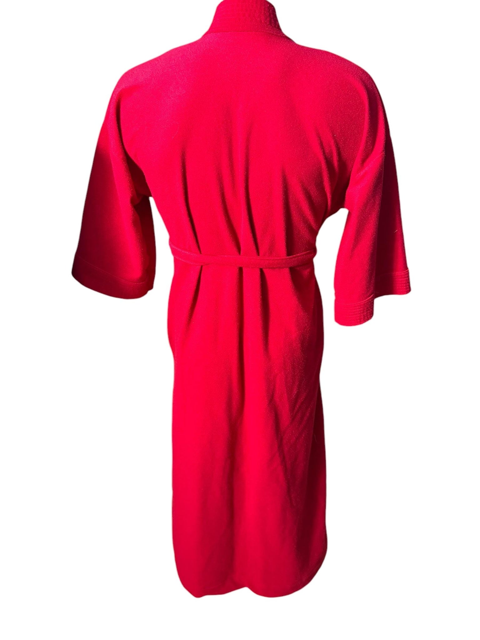 Vintage men's red robe M Robert Hunter