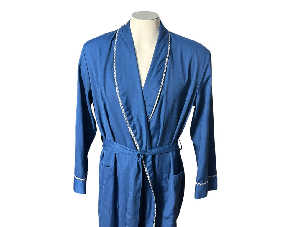 Vintage 60’s men’s blue robe M