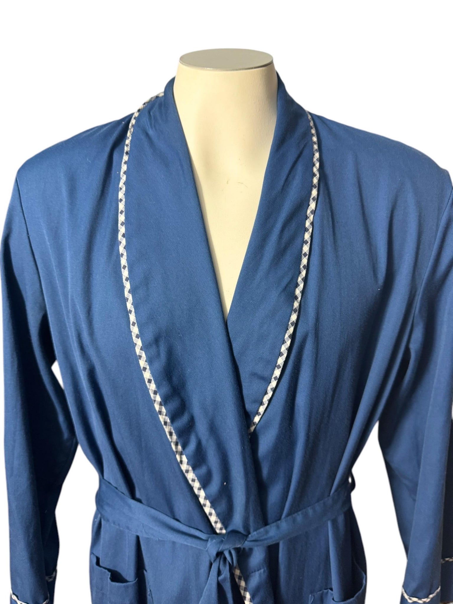 Vintage 60’s men’s blue robe M