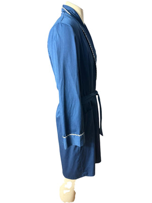 Vintage 60’s men’s blue robe M