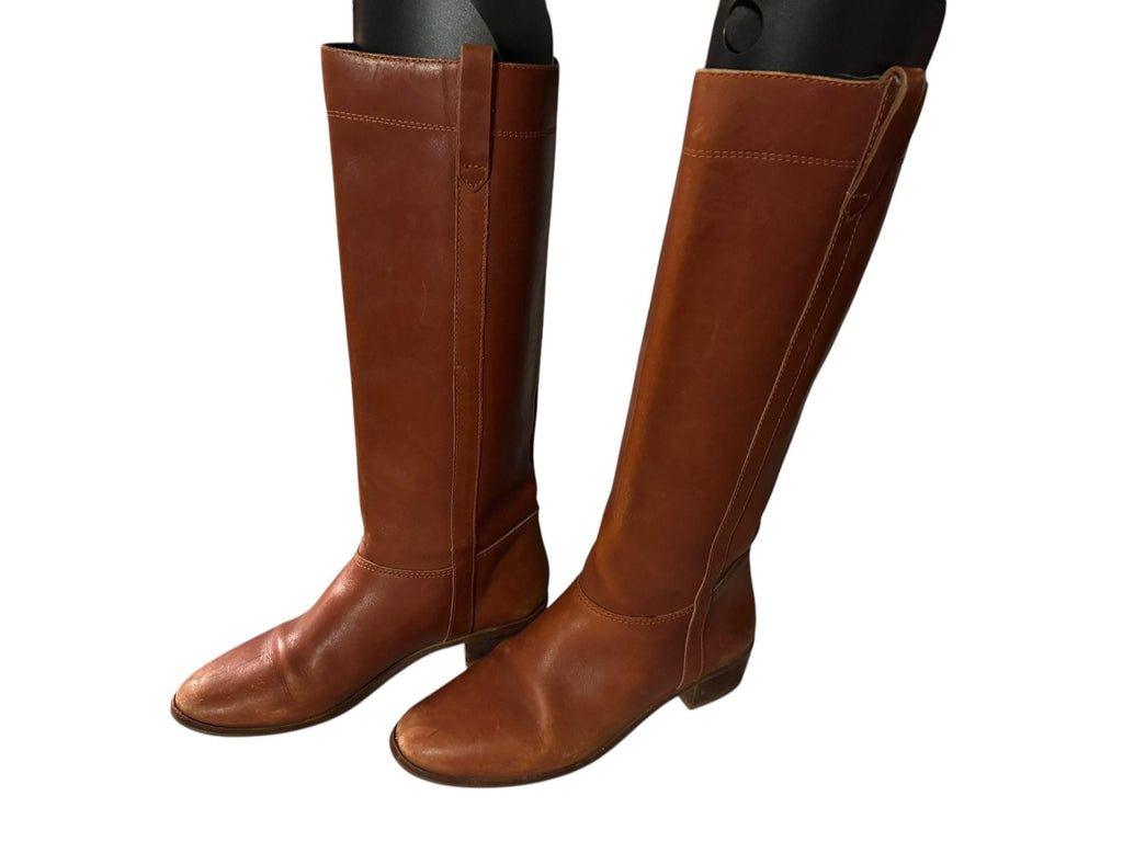 Vintage brown knee boots 8 Brazil