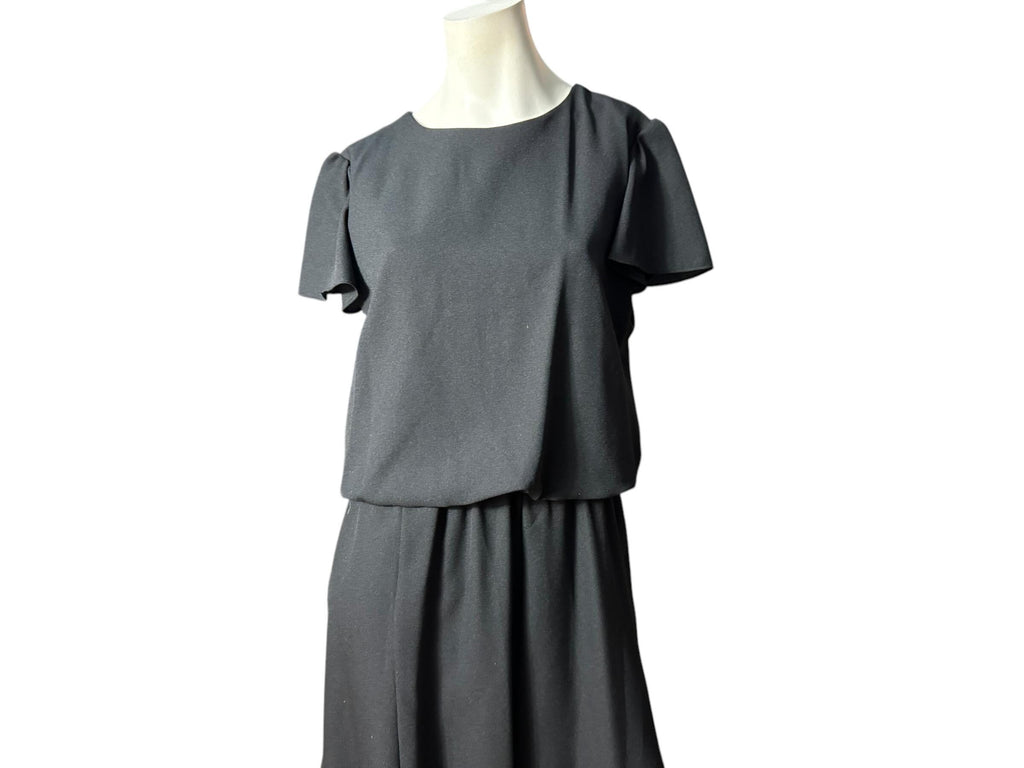 Vintage 70's black dress 16 REO Originals