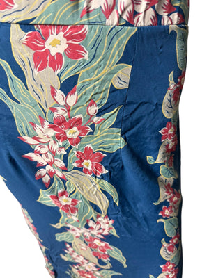 Vintage Hawaiian rayon long skirt M Liberty House