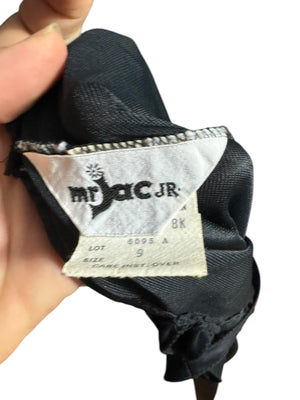 Vintage 70's black nightgown M Mr Jac Jr