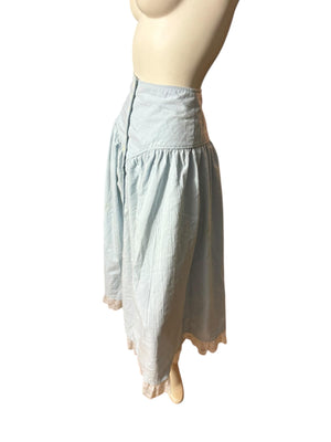 Vintage 80's button front skirt 5 Tarazzia