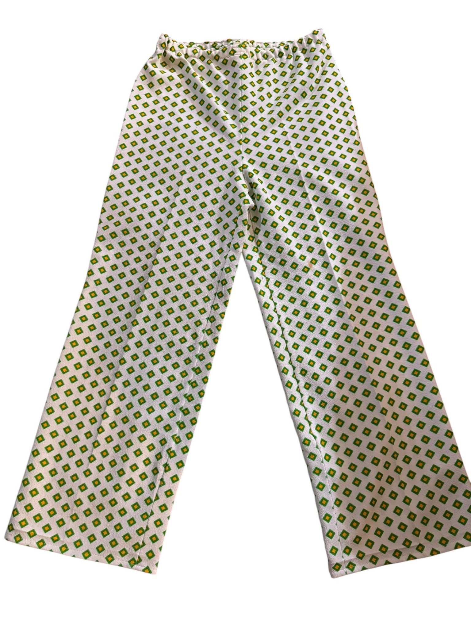 Vintage 70's diamond pattern pants M L