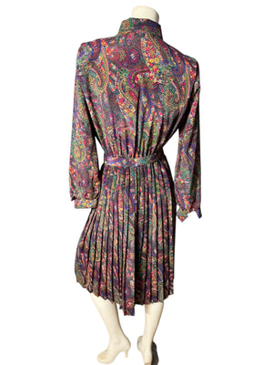 Vintage 80's floral dress 10 Lady Carol