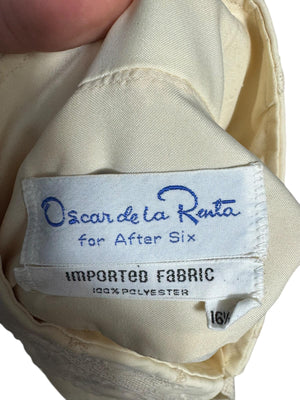 Vintage tuxedo shirt Oscar de la Renta 16 1/2 / 34