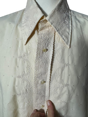 Vintage tuxedo shirt Oscar de la Renta 16 1/2 / 34