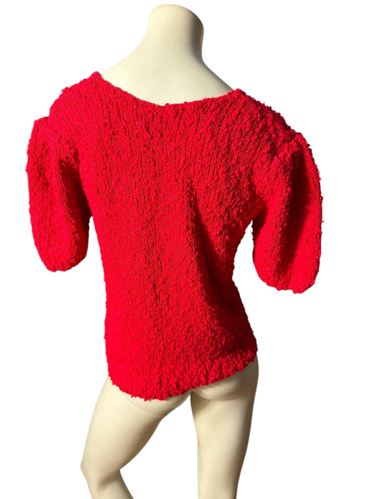 Vintage 80’s red sweater L Crystal