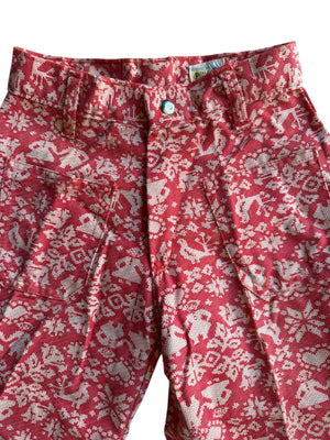 Vintage 70's kids red bell bottoms 8 Plasymore