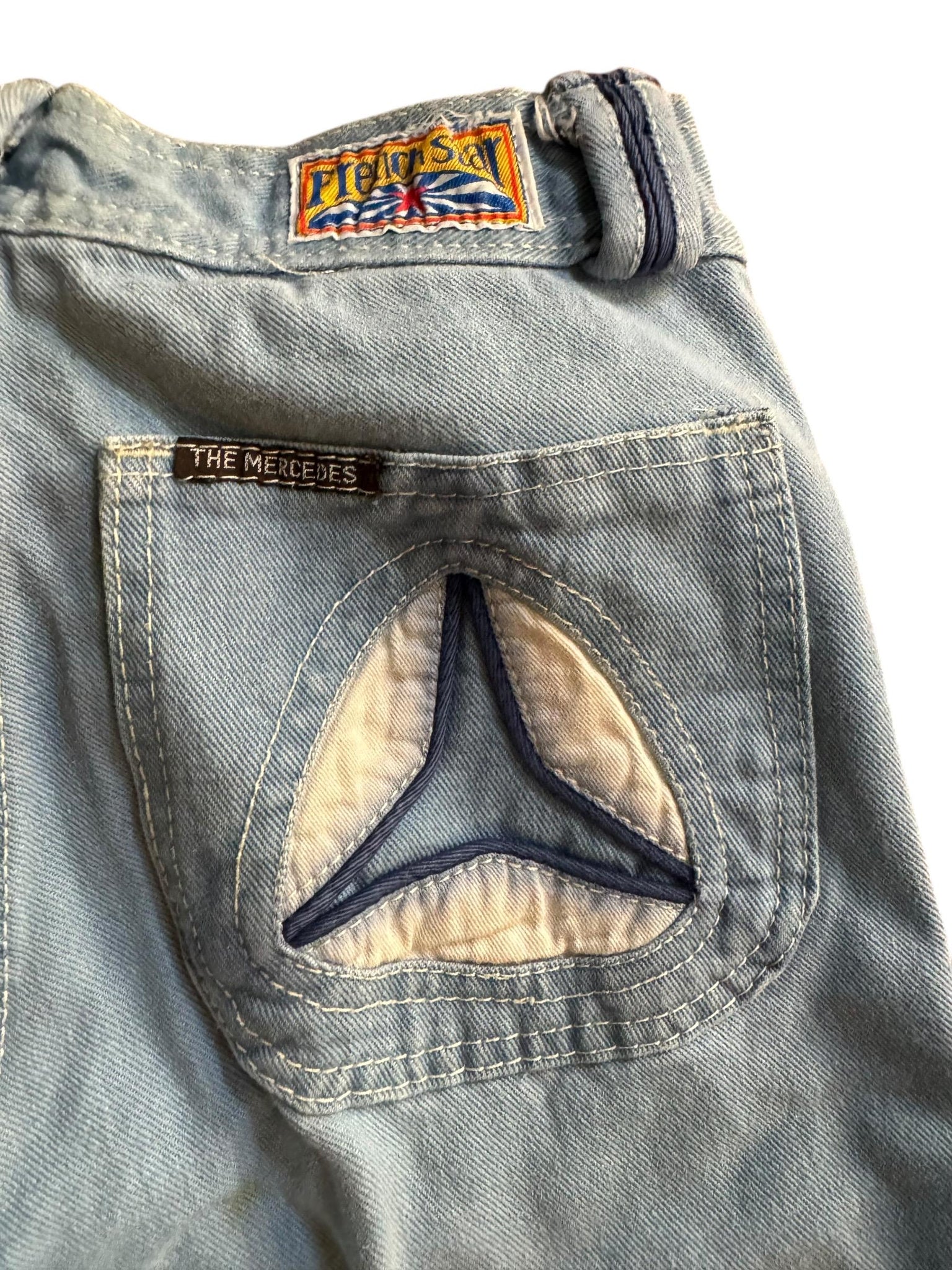 Vintage 70's French Star high waist jeans 26