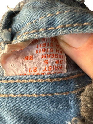 Vintage 70's French Star high waist jeans 27