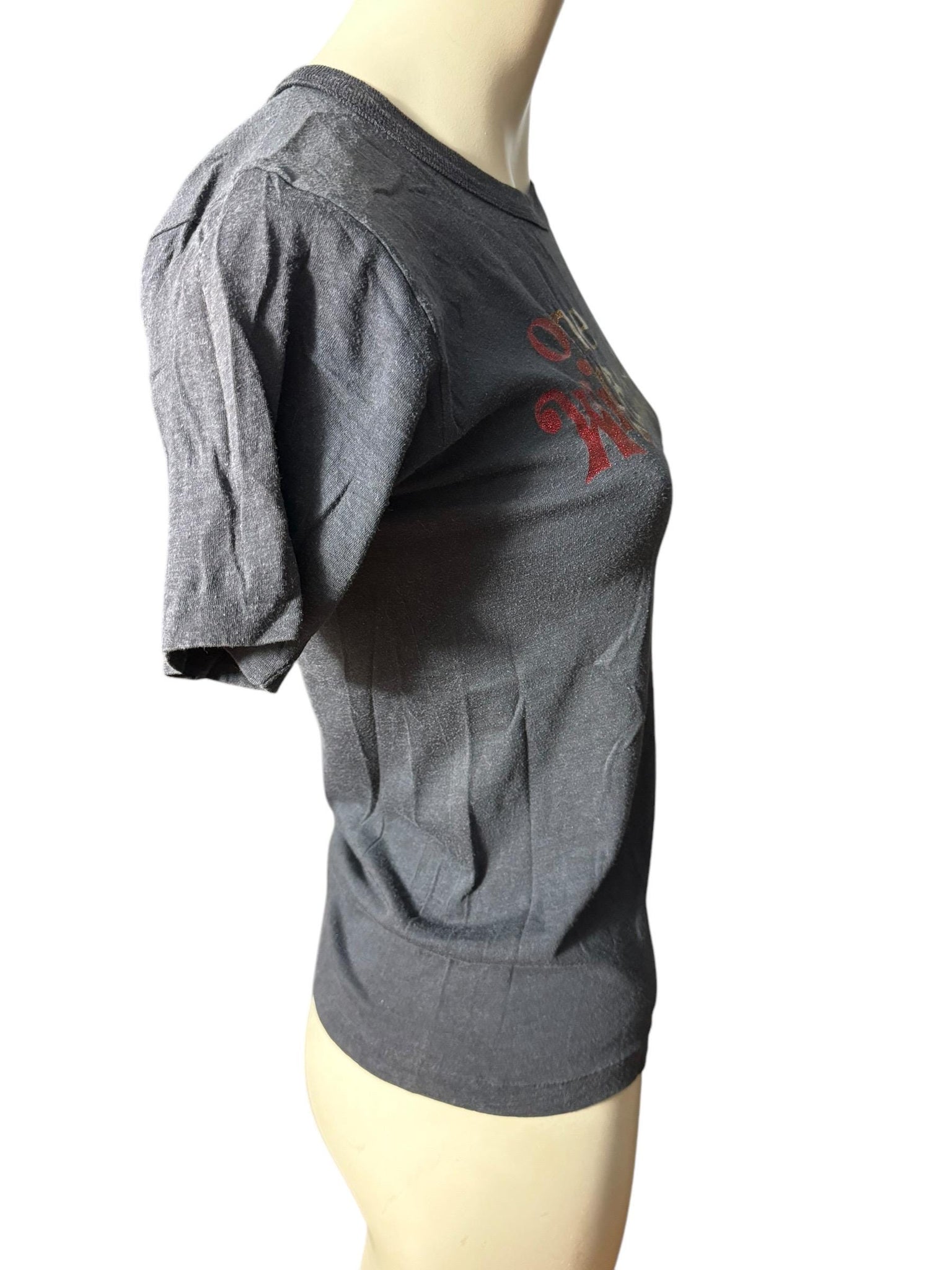 Vintage 70's women's Crazy Gal t shirt S