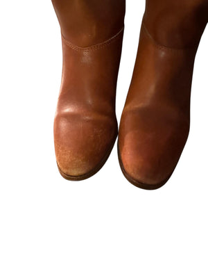 Vintage brown knee boots 8 Brazil