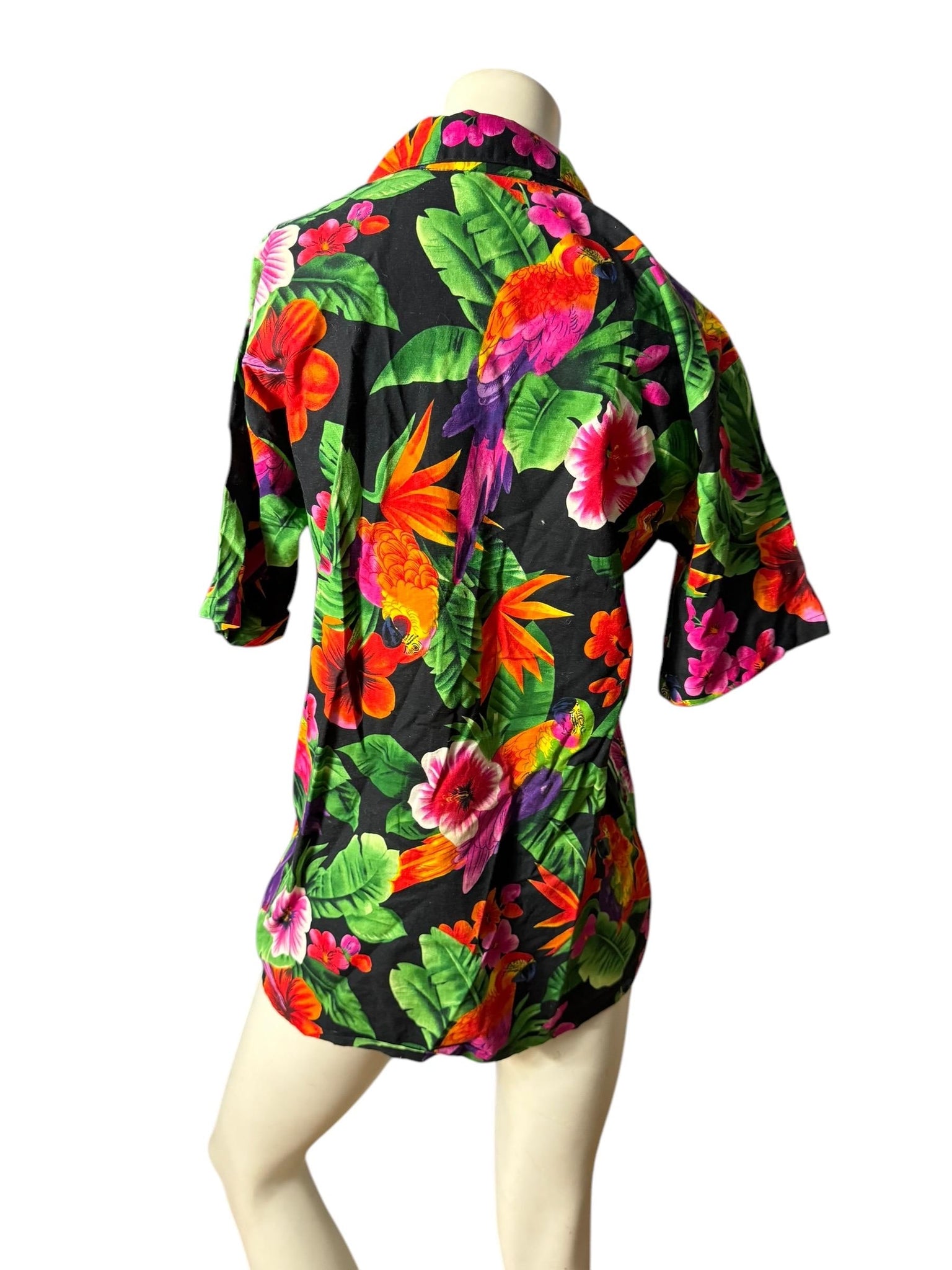 Vintage 80's women's Hawaiian shirt M