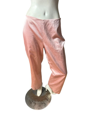 Vintage pink silk Bloomingdales pant suit 8 P