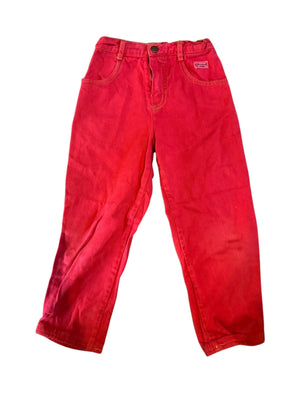 Vintage kids Guess red jeans 6