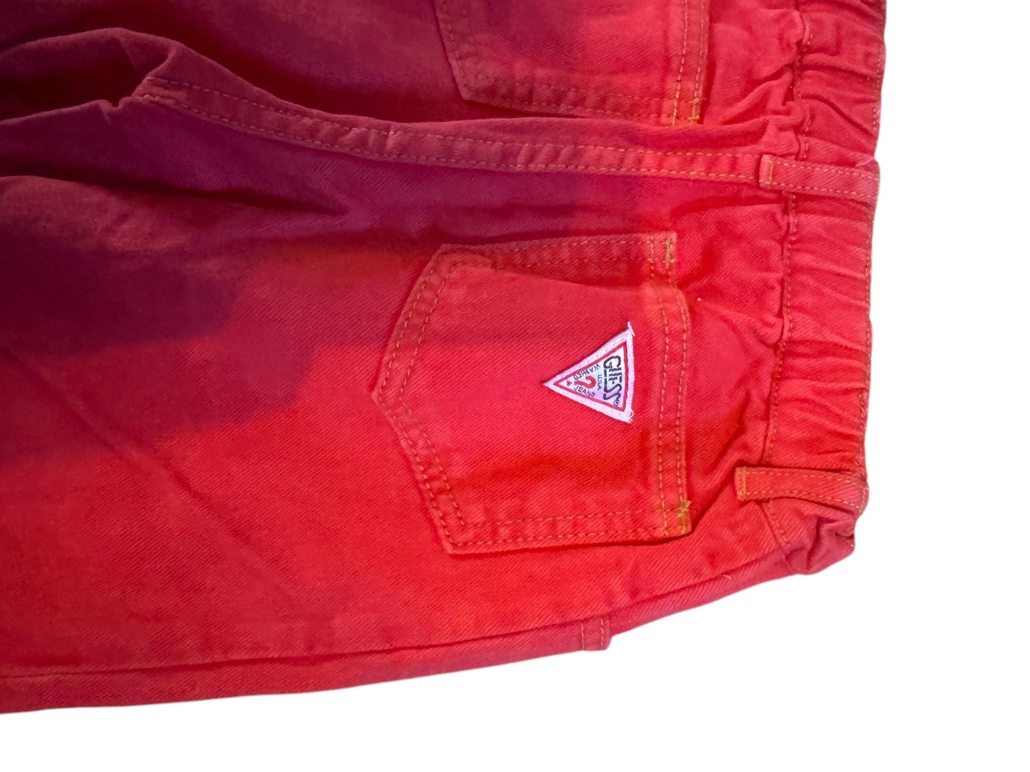 Vintage kids Guess red jeans 6