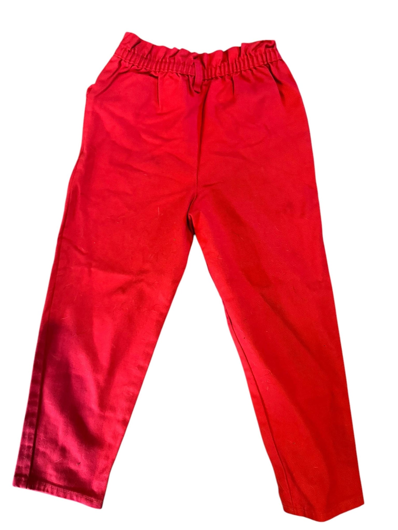 Vintage 80's red kid's jeans 6 Sparkle