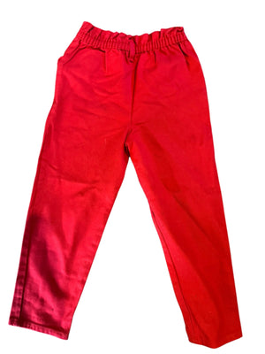 Vintage 80's red kid's jeans 6 Sparkle
