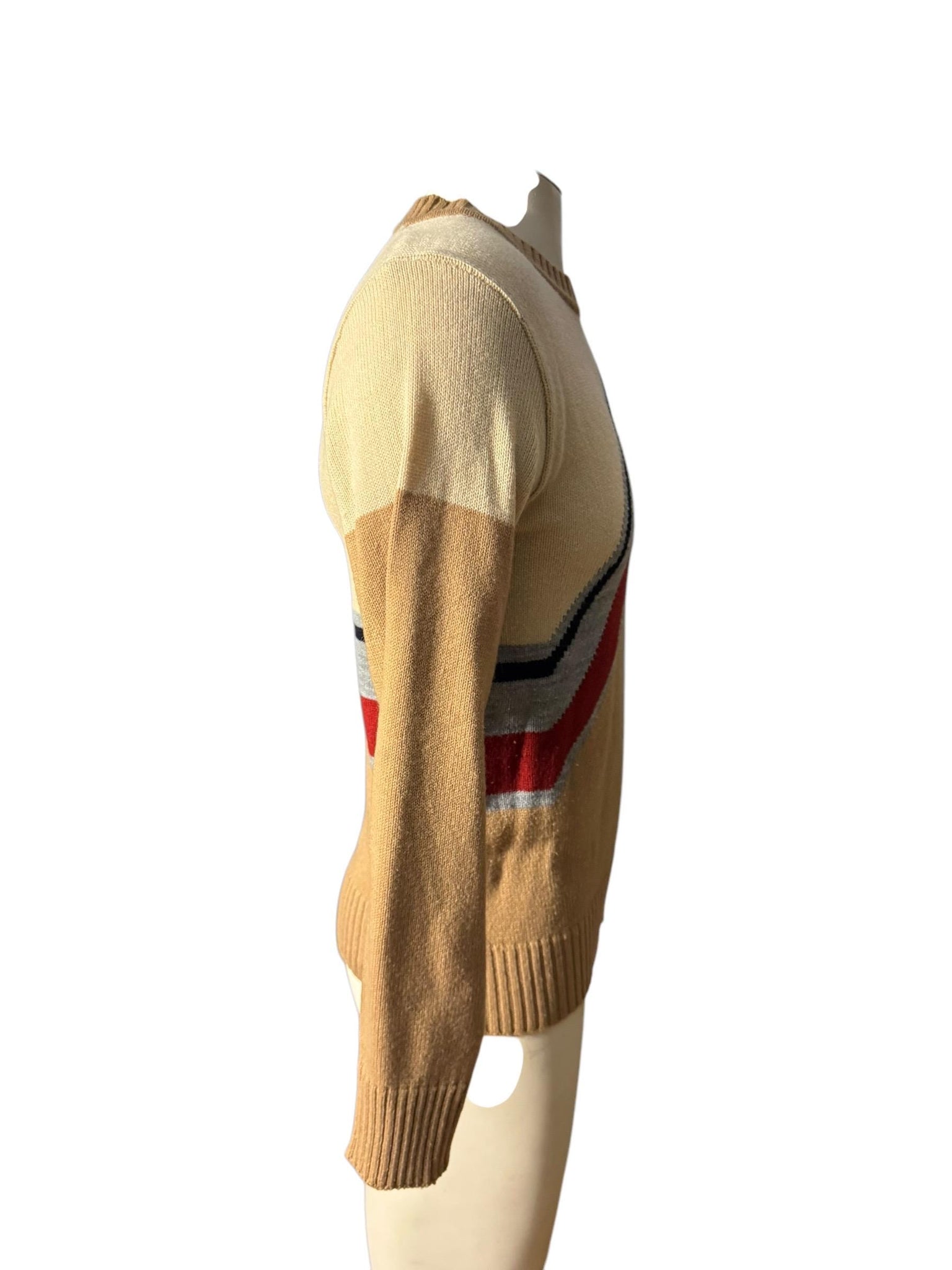 Vintage 70's men's mod sweater M Collegeman