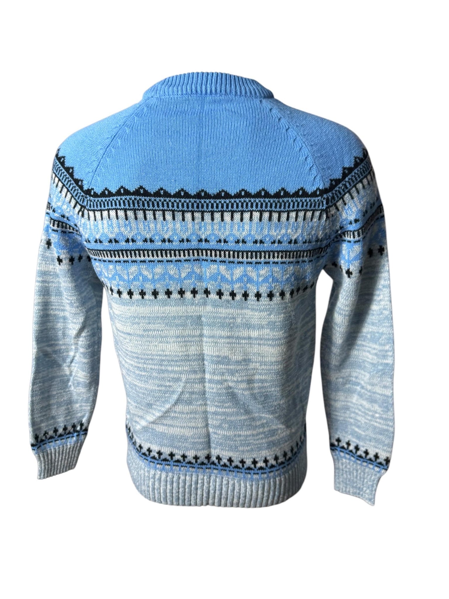 Vintage men's blue striped sweater M