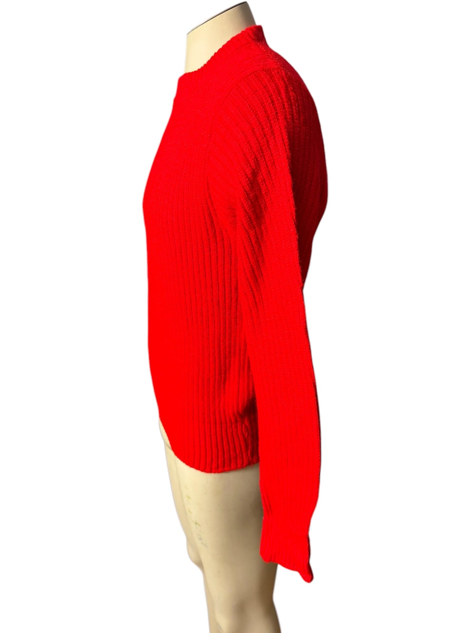 Vintage 60's red men's sweater M Revere