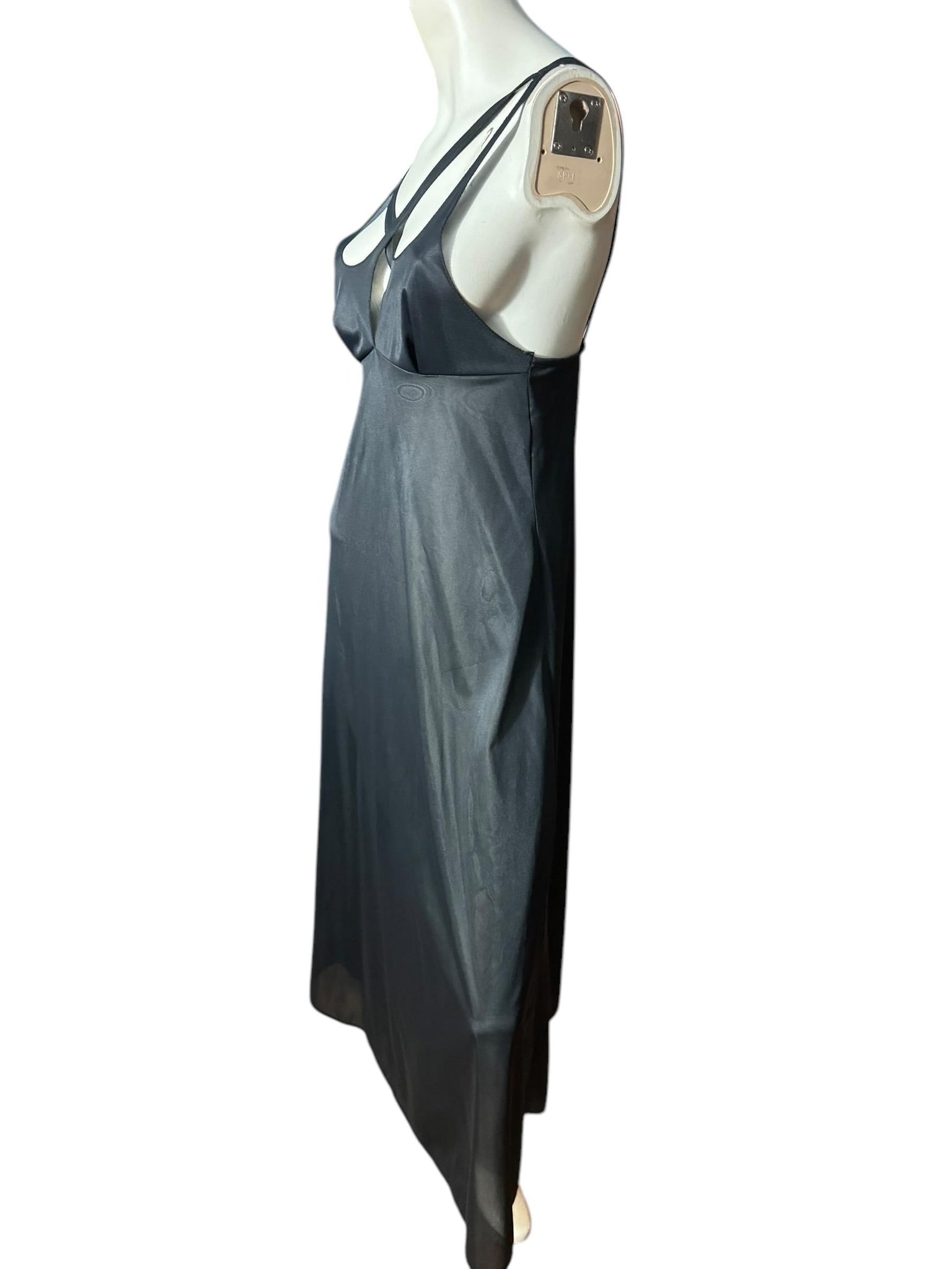 Vintage 70's black nightgown M Mr Jac Jr