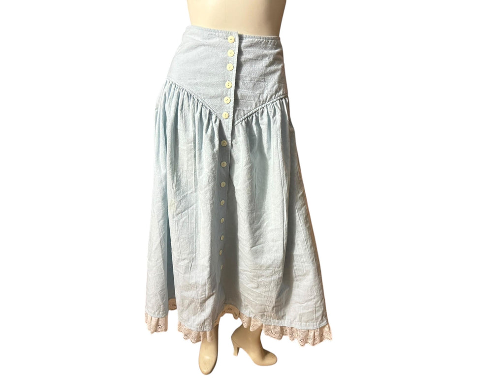 Vintage 80's button front skirt 5 Tarazzia