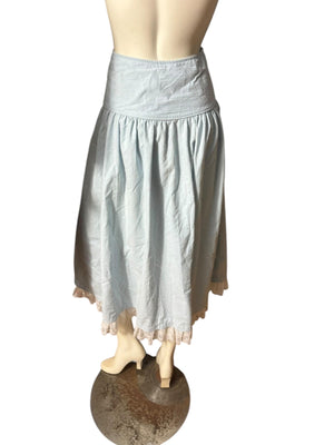 Vintage 80's button front skirt 5 Tarazzia
