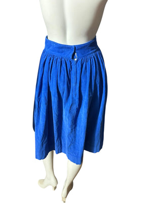 Vintage full circle skirt applique telephone S