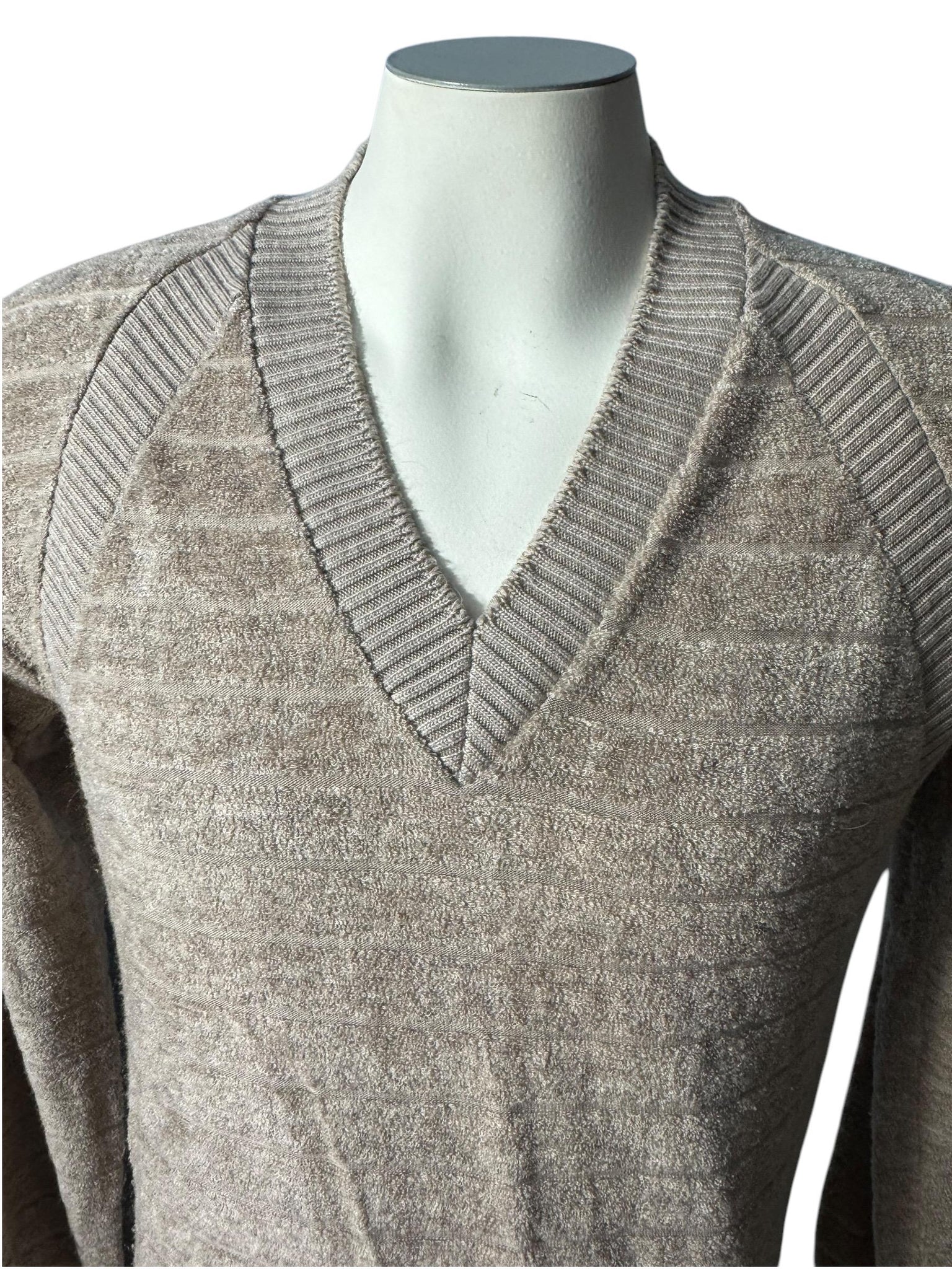 Vintage 70's men's tan terry top M Young Gentry