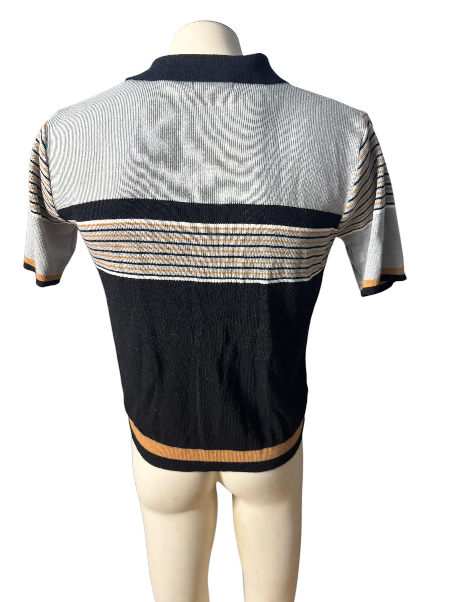 Vintage 70's men's striped sweater M Image